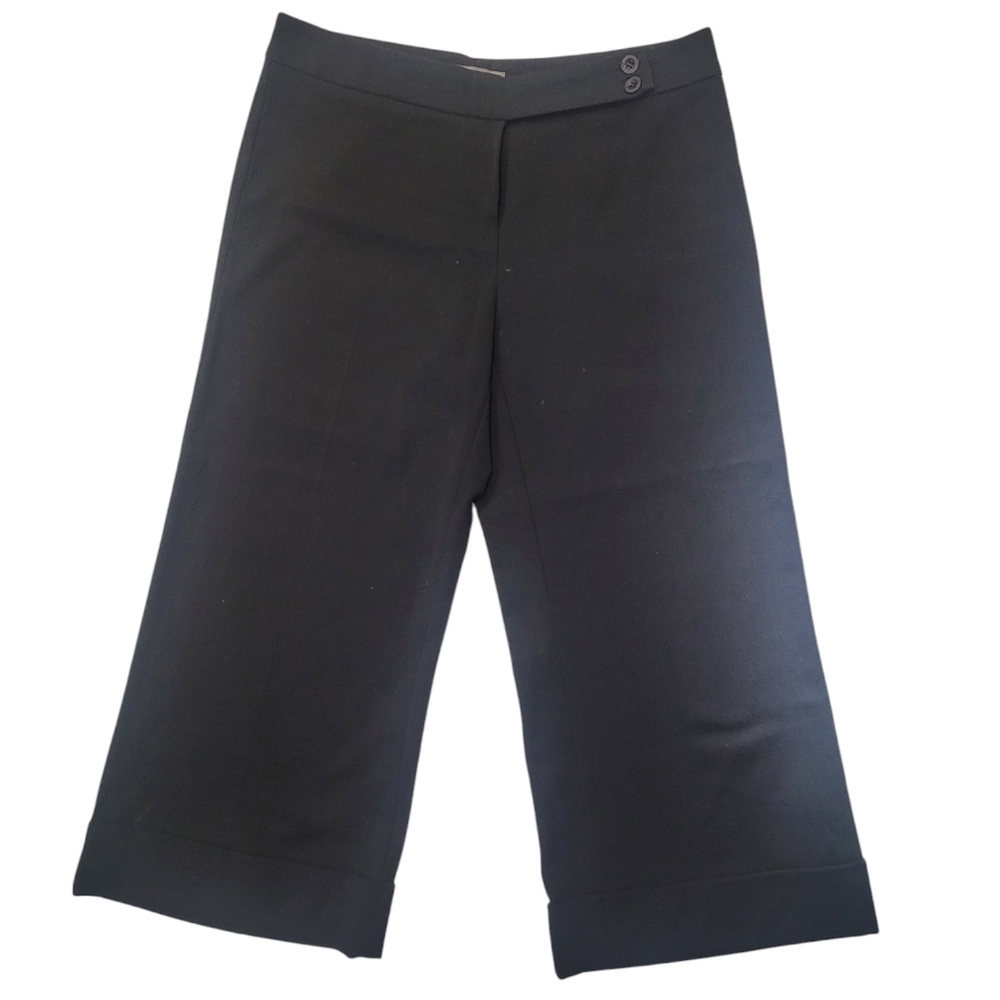 Cropped Wide Leg Pants